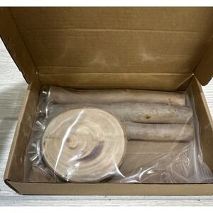 Sugar Glider Wooden Perches (Set of 3) & Platform